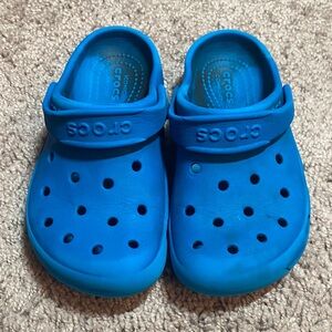 Classic CROCS Clogs Kids Water Shoes - Vibrant Teal Blue size C12